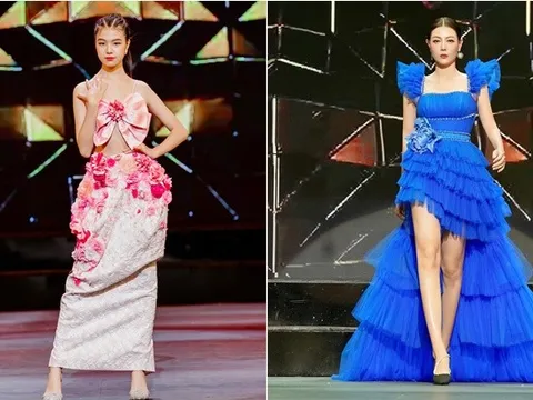 Mẫu nhí Bảo Hân tự tin làm vedette cùng diễn viên Thanh Hương trong show Light up 2023