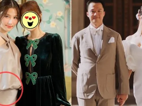 Diễm My 9X tung thêm ảnh cưới bên chồng doanh nhân, lộ vòng 2 lùm lùm trước thềm hôn lễ