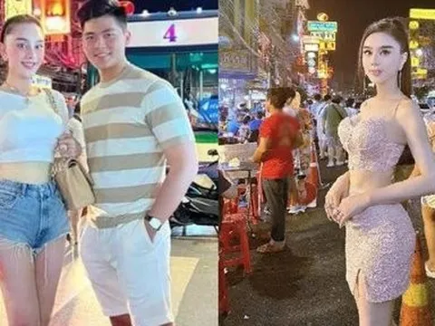 Đi cùng tình trẻ, Lâm Khánh Chi thích mặc quần tí hon, áo ngắn tôn da trắng nõn nà