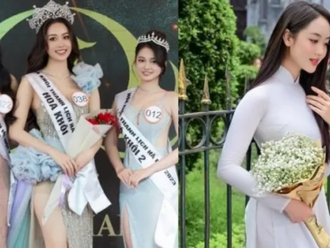 Người đẹp Vũ Như Quỳnh đăng quang Hoa khôi Thanh lịch Hà Nội 2023