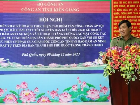 Công an Tp.Phú Quốc thực hiện cao điểm tấn công, trấn áp tội phạm