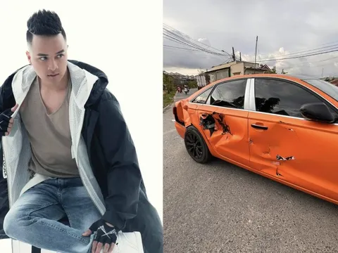 Cao Thái Sơn gặp tai nạn, ô tô bị tàu hỏa tông ngang hông: "Cả nhà vừa thoát chết thần kỳ trong gang tấc"