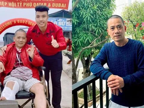 "Vua vai phụ" Trần Bình Trọng ngã gãy chân, phải về quê ở