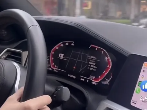 Xử phạt cô gái lái ô tô BMW với tốc độ 140km/h