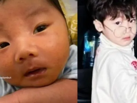 Hoà Minzy khoe ảnh hiếm con trai lúc 15 ngày tuổi, hiện tại lớn phổng phao thấy rõ