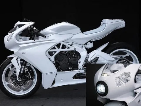 Siêu mô tô MV Agusta Superveloce Arsham mang thiết kế "vụn vỡ", có tiền cũng khó mua được