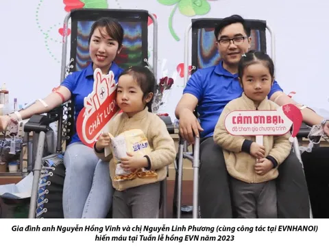 Tuần lễ hồng EVN thu 9869 đơn vị máu phục vụ cộng đồng