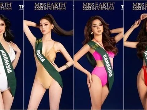 Miss Earth 2023 bất ngờ tung bộ ảnh bikini cực nóng bỏng của thí sinh