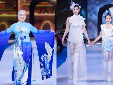 NSƯT Phi Điểu tuổi 90 vẫn tự tin catwalk, Đỗ Hà khoe nhan sắc xinh đẹp, phủ nhận từ bỏ showbiz