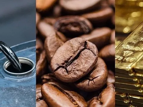 Thị trường ngày 13/12: Giá dầu giảm hơn 3%, vàng ổn định, cà phê robusta tăng 4%