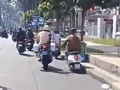 Xác minh clip CSGT đạp ngã xe máy người đi đường