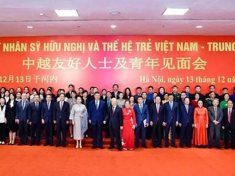 Tổng Bí thư Nguyễn Phú Trọng và Tổng Bí thư, Chủ tịch Trung Quốc Tập Cận Bình gặp gỡ nhân sỹ hữu nghị, thế hệ trẻ Việt – Trung