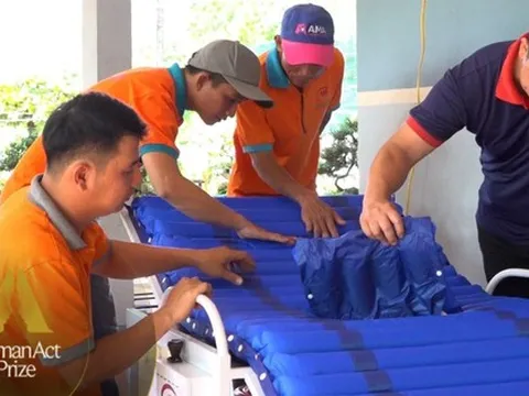 Câu chuyện về chiếc giường đặc biệt sinh ra từ câu chuyện về mẹ và trái tim dành cho bệnh nhân khó khăn