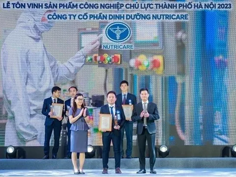 Nutricare được vinh danh tại Sản phẩm công nghiệp chủ lực TP Hà Nội 2023