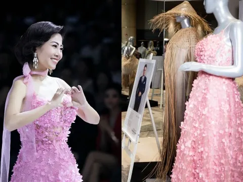 Mẫu váy từng được cố diễn viên Mai Phương trình diễn xuất hiện tại triển lãm