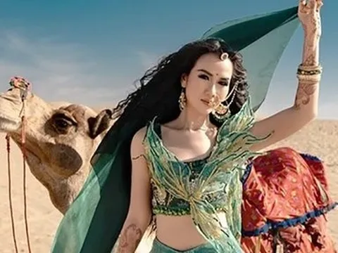 Võ Hạ Trâm “gây sốt” với MV Hoa cỏ mùa xuân giao thoa văn hóa Việt- Ấn