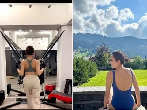 Mỹ nhân 52 tuổi gây tranh cãi khi đăng video khoe cơ bắp