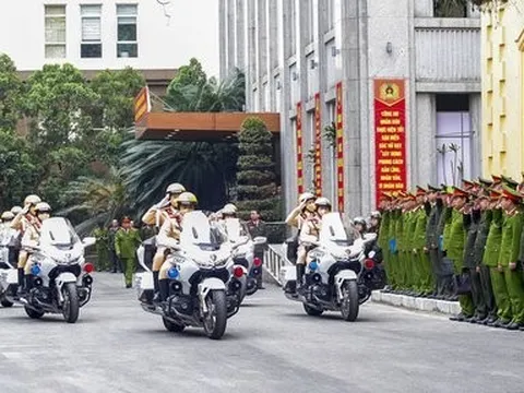 Công an Hà Nội ra quân trấn áp tội phạm dịp tết Nguyên đán 2024