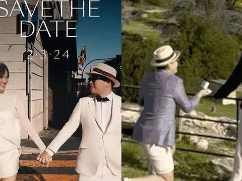 1 đôi Vbiz chính thức "chốt" ngày cưới sau màn cầu hôn xúc động ở Pháp