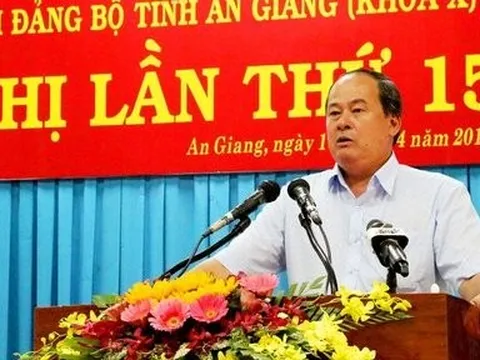 Bắt tạm giam Chủ tịch UBND tỉnh An Giang