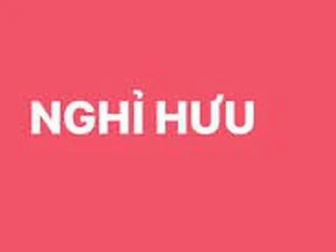 Một số cán bộ nghỉ hưu theo chế độ từ ngày 1/1/2024