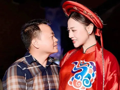 Bất ngờ khi bà bầu Phương Oanh được Shark Bình “tháp tùng” đi diễn