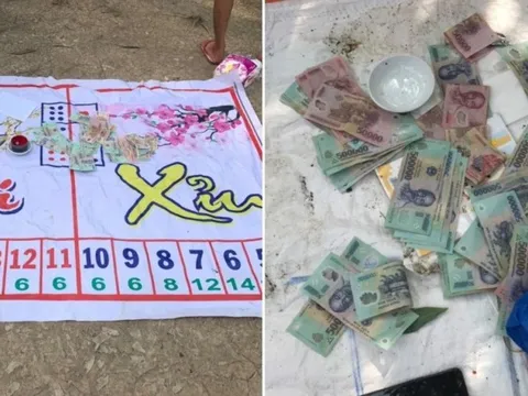 Kiên Giang: Bắt quả tang 24 người chơi tài xỉu ăn tiền