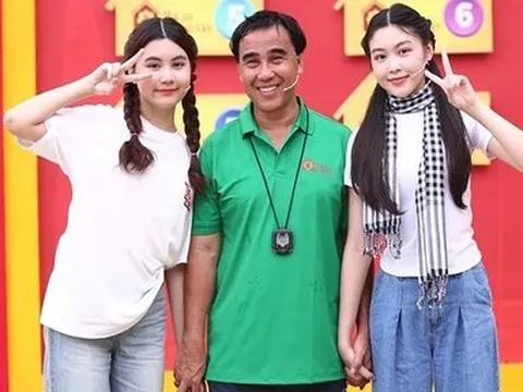 MC Quyền Linh nhảy múa cùng 2 con gái xinh như hoa hậu gây sốt mạng xã hội