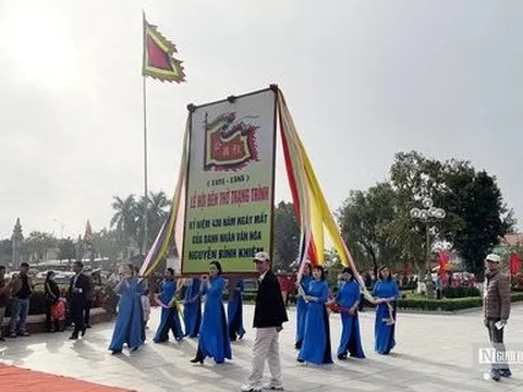 Hải Phòng: Hơn 10.000 người dự Lễ hội Đền thờ Trạng Trình