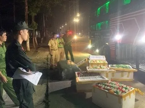 Bình Phước: Bắt giữ 3,6 tạ thực phẩm không hóa đơn, xuất xứ