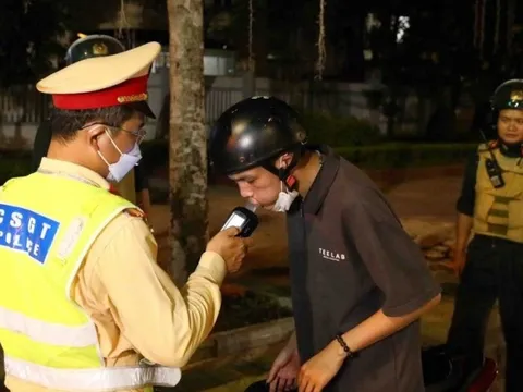 Nghệ An: Gần 16.000 người vi phạm nồng độ cồn trong năm 2023