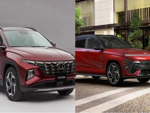So sánh 2024 Hyundai Kona và Hyundai Tucson