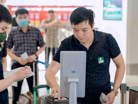 Sử dụng dữ liệu xác thực sinh trắc học trong thủ tục hàng không