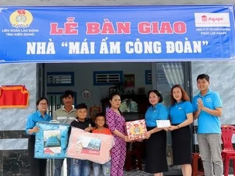 Nhiều công đoàn viên hoàn cảnh khó khăn có nhà mới đón Tết