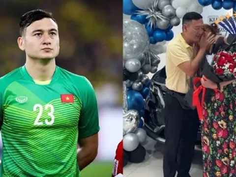 Thủ môn Đặng Văn Lâm "chơi lớn" mua xe tiền tỷ tặng bố mẹ