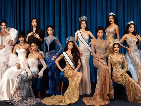 Dàn hoa á hậu đẹp hút hồn trong bộ ảnh kỷ niệm