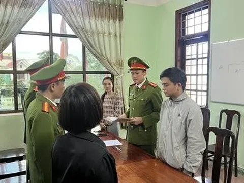 Bắt tạm giam cán bộ Văn phòng đăng ký đất đai tỉnh Quảng Trị