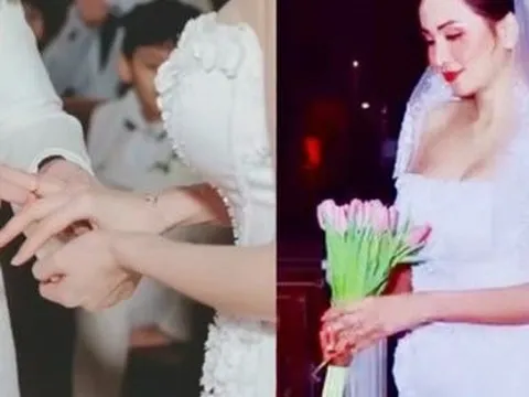 Hoa hậu Diễm Hương làm đám cưới lần 3 khi sang Canada định cư