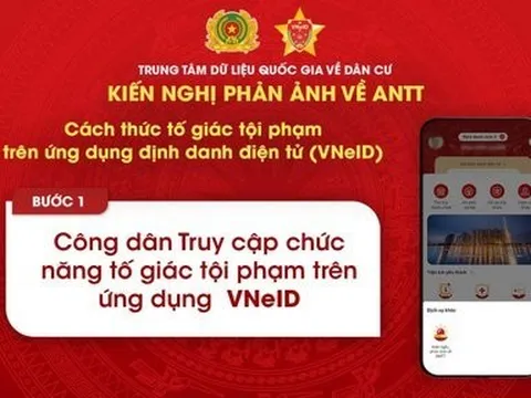 Gần 16.000 phản ánh tố giác tội phạm thông qua ứng dụng VNeID