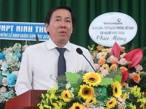 Điều động nguyên Phó Chủ tịch tỉnh Ninh Thuận làm bí thư huyện