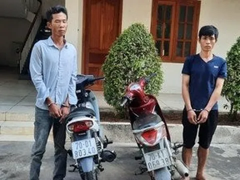 Bắt giữ hai đối tượng gây ra hàng loạt vụ trộm cắp xe máy