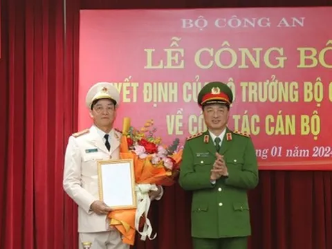 Giám đốc Công an Nam Định giữ chức Chánh Văn phòng CSĐT Bộ Công an