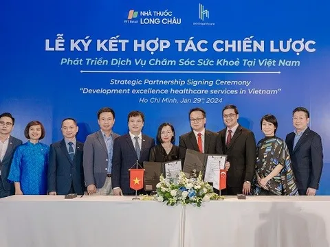 FPT Long Châu hợp tác chiến lược với Tập đoàn IHH Healthcare Singapore