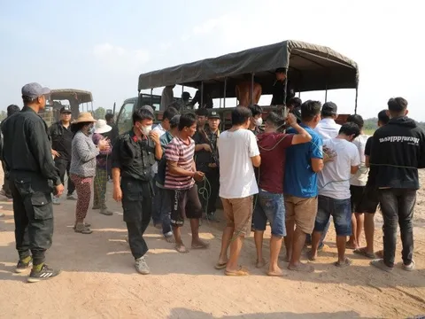 Tây Ninh: Phá trường gà quy mô lớn, tạm giữ hơn 30 đối tượng