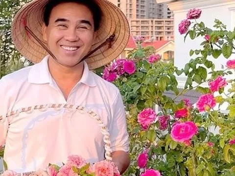 Bà xã MC Quyền Linh khoe vườn hoa rực rỡ trong biệt thự 500m2