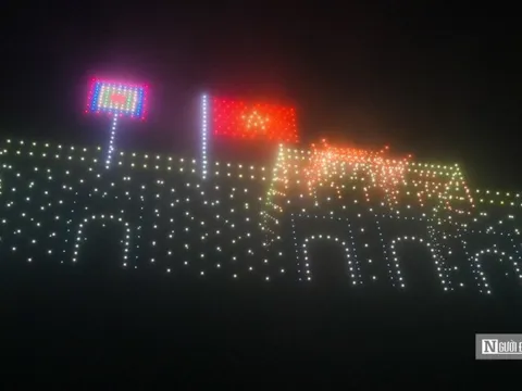 Cận cảnh màn tổng duyệt trình diễn 2024 máy bay không người lái