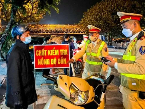 Hà Nội: Xử lý gần 1.300 người vi phạm nồng độ cồn dịp Tết Nguyên đán