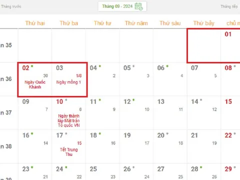 Sau Tết Nguyên đán Giáp Thìn, còn những ngày nghỉ lễ nào trong năm 2024?