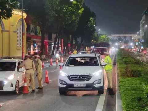 Huế: Xử lý hơn 100 người vi phạm nồng độ cồn dịp Tết Nguyên đán