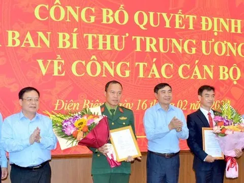 Ban Bí thư Trung ương Đảng chỉ định, chuẩn y nhân sự 2 tỉnh